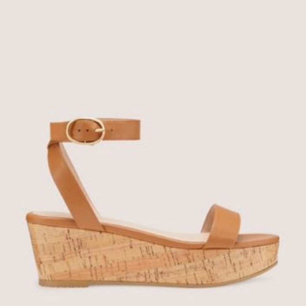 Stuart Weitzman Avenue 65 Flatform Wedge Sandal